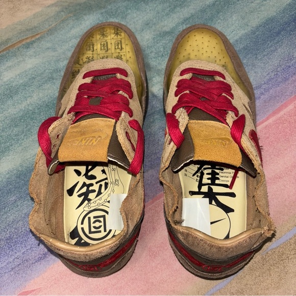 Nike Air Max 1 x CLOT 'Kiss of Death' Brown Sneakers size 9 - Picture 6 of 8